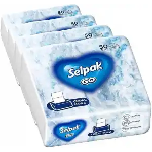 Selpak Go Çek Al Havlu 50li (4 paketi)