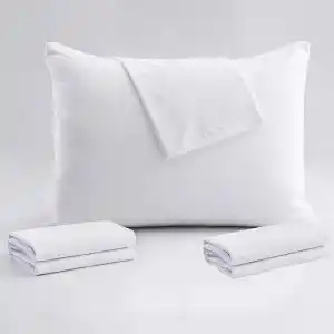 %100 Pamuk Sıvı Geçirmez 2’Li Yastık Alezi Koruyucu Koruyucu Yastık Kılıfı 50 X 70