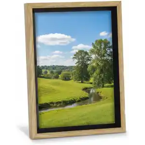 Premium Serisi 15 * 20 CM Ahşap Resim Çerçevesi Kahverengi