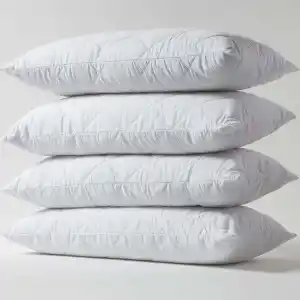 %100 Pamuk 4 Adet Kapitoneli Yastık Alezi Koruyucu Koruyucu Yastık Kılıfı 50 X 70 Cm
