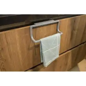 Primanova Mutfak Banyo Havlu Askısı-Gri M-B30-07