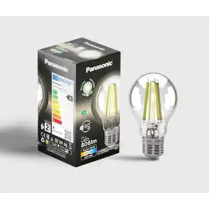 Panasonic Filament Ampul E27 A Sınıfı Enerji 3.8W 806LM 4000K Clear