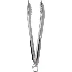 OXO Good Grips Paslanmaz Çelik Uzun Barbekü Maşası, Dahili Şişe Açacaklı 47,5 cm - Sosis, Sebze ve Daha Fazlası İçin