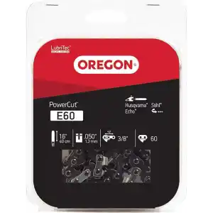 Oregon E60 PowerCut 40 cm (16 inç) Testere Zinciri, Husqvarna, Stihl, Echo ile uyumludur
