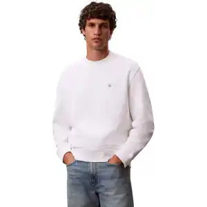 Calvin Klein Ls Eu 350Terry Badge Cn Bisiklet Yaka Sweatshirt, LV04RC273GUB1