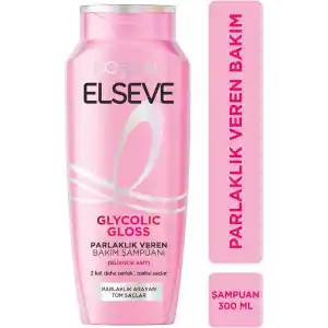 ELSEVE Glycolic Gloss Parlaklık Veren Bakım Şampuanı 300ml