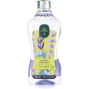 Eyüp Sabri Tuncer Doğal Zeytinyağlı Sıvı Sabun Alaçati Lavantasi 1,5 L Pet Şişe (1 x 1500 ml)