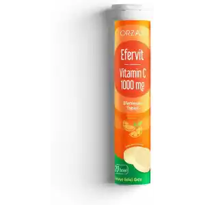 Orzax Efervit Vitamin C 1000 Mg 20 Eff Tablet