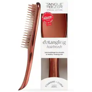 Tangle Teezer Ultimate Detangler Chrome Choc Bronze Islak ve Kuru Düz ve Kıvırcık Saçlar için Saç Fırçası Tarak