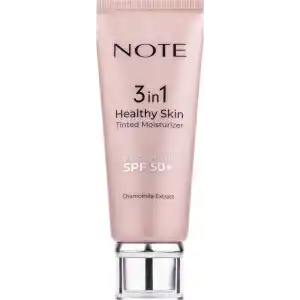 Note Cosmetics 3 in 1 Healthy Skin Tinted Moisturizer Renk Ton Eşitleyici 50 SPF Aydınlatıcı Krem
