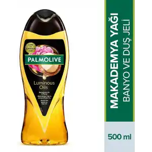 Palmolive Luminous Oils Makademya Yağı & Şakayık Özleri ile Banyo ve Duş Jeli (500 ml)