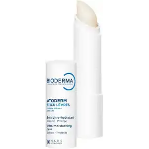 Bioderma Atoderm Lip Stick Besleyici, E Vitamini ve Shea Yağı İçeren Nemlendirici Dudak Bakım Kremi 4 gr