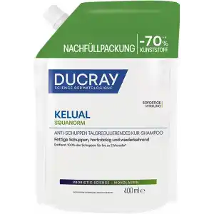 Kelual Squanorm Yağlı Saçlar İçin Arındırıcı Etkili Kepek Şampuanı Refill 400ml
