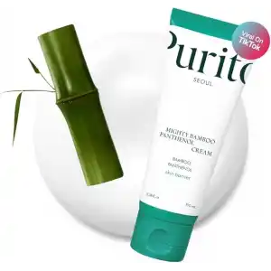 Purito Mighty Bamboo Panthenol Cream |%10 Panthenol Bambu Özlü Bariyer Onarıcı Yoğun Nemlendirici Krem 100 ml