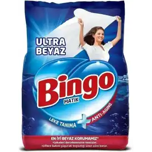 Bingo Toz Çamaşır Deterjanı Ultra Beyaz 4 kg