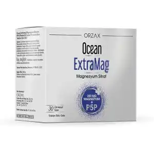 Orzax Ocean Extramag 250 Magnezyum Sitrat + P5P 30 Saşe