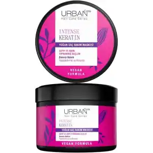 URBAN Care Intense Keratin Aşırı Yıpranmış Saçlara Özel Yoğun Saç Bakım Maskesi 230 ml- Vegan