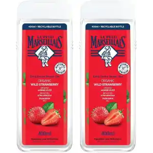 Le Petit Marseillais LPM Duş Jeli Akdeniz Çileği 400 ml 1+1 Set