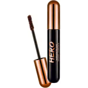 Hero Volume & Curl Yoğun Hacim Veren Nemlendirici Etkili Kahverengi Maskara