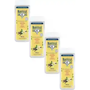 Le Petit Marseillais Organik Vanilya Sütü Duş Jeli, 4x400 ml