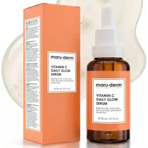 Maruderm C Vitamini ve Peptit Aydınlatıcı Cilt Bakım Serumu – Canlılık ve Ton Eşitliği Görünümü Destekleyici Yüz Serumu,%10 Sodyum Askorbil Fosfat ile, 30 ML