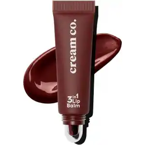 Cream Co. Nemlendirici Parlatıcı 3in1 Lip Balm, Dudak Bakım, Black Cherry Bordo, Hyaluronik Asit Seramid