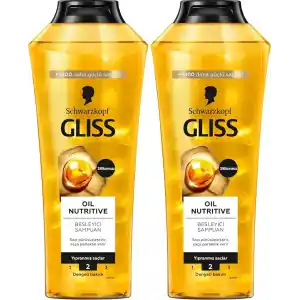 Gliss Oil Nutritive Şampuan 400ml 2li paket