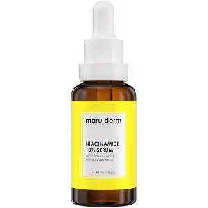 Maruderm Niacinamide%10 + Hyalüronik Asit + Panthenol Cilt Bakım Serumu – Ton Eşitleyici ve Gözenek Görünümü İnceltici Yüz Serumu, 30 ML