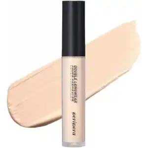 Peripera Hafif Yapılı Gün Boyu Yüksek Kapatıcı Peripera Double Longwear Cover Concealer (#01 Pure Ivory)