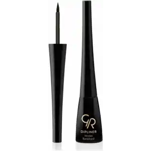 Golden Rose Dipliner - Black - Kolay Uygulanan Derin Siyah Likit Dipliner Eyeliner