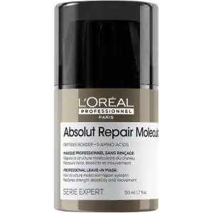 LOréal Professionnel Paris Serie Expert Absolut Repair Molecular Tüm Yıpranmış Saçlar İçin Durulanmayan Maske 50ml