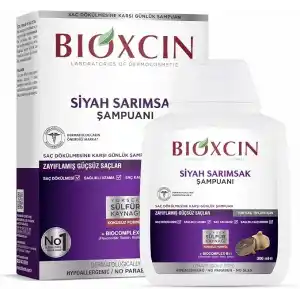Bioxcin Siyah Sarımsak Saç Dökülmesine Karşı Bitkisel Şampuan (1 x 300 ml)