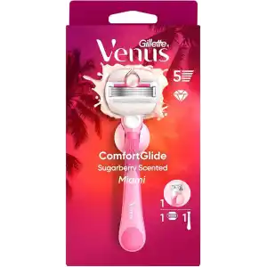 Gillette Venus ComfortGlide Sugarberry Kokulu Miami Kadın 5 Bıçaklı Tıraş Makinesi