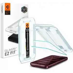 Spigen iPhone 18 Pro Max / 17 Pro Max / 16 Pro Max ile Uyumlu Ekran Koruyucu Cam Kolay Kurulum Glas.tR EZ Fit (2 Adet) - AGL07907