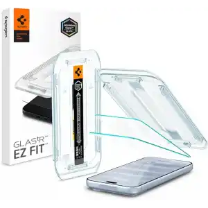 Spigen iPhone 18 Pro / 17 Pro / 17/16 Pro ile Uyumlu Ekran Koruyucu Cam Kolay Kurulum Glas.tR EZ Fit (2 Adet) - AGL07928