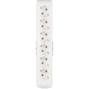 DIFA Pack VİKO Multi-Let 6lı Topraklı Ç.K Klemensli Priz, Beyaz
