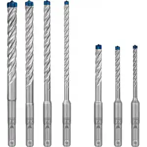 Bosch Professional 7 parça Expert SDS plus-7X Kırıcı Delici Delme Uçları (Yumuşak taş, Sert taş, Beton, Donatılı beton, Beton bina bloku, Ø 5-12 mm, Aksesuar Kırıcı Delici)