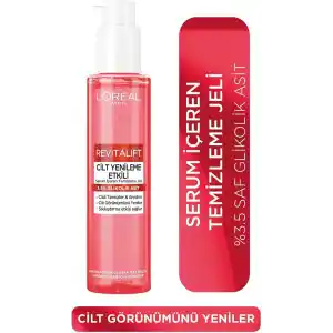 LOreal Paris Revitalift Cilt Yenileme Etkili Temizleme Jeli 150ML - Glikolik Asit