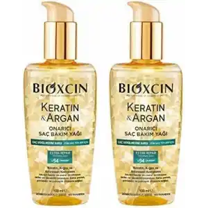 Bioxcin Keratin & Argan Onarıcı Saç Bakım Yağı 150 Ml - Yıpranmış Ve Hasar Görmüş Saçlar 2li paket