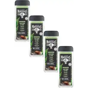Le Petit Marseillais Duş Jeli Men Serisi Ardıç Ağacı ve Füjer (4 x 400 ml) çok renkli