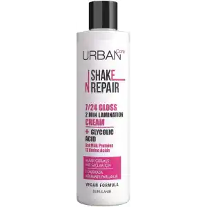 Urban Care Shake N Repair 7/24 Glikolik Asit İçeren Gloss Laminasyon Parlaklık Etkili Bakım Kremi, 200 Mililitre, Vegan
