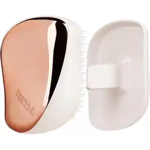 Tangle Teezer Compact Styler Rose Gold Ivory Kapaklı Saç Fırçası - Seyahat ve Çanta Boy Tarak