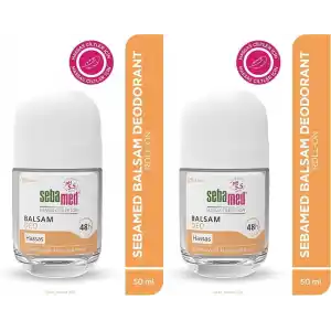 Sebamed Hassas Ciltlere Özel 48 Saat Etkili Kadın Erkek Balsam Roll-On Deodorant 50ml (2 paketi)