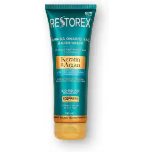 Restorex Keratin & Argan Onarıcı Saç Bakım Kremi 250 Ml - Yıpranmış Ve Hasar Görmüş Saçlar