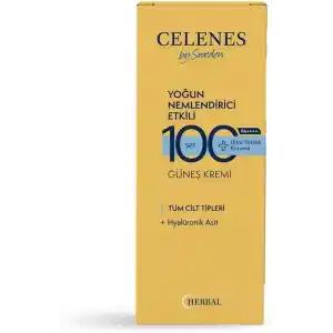 Celenes Herbal SPF 100 Suya Dayanıklı Güneş Kremi (50 ml)