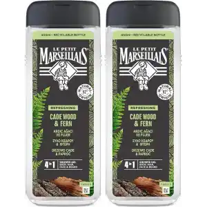 le petit marseillais duş jeli men serisi ardıç ağacı ve füjer (400 ml) (2 paketi)