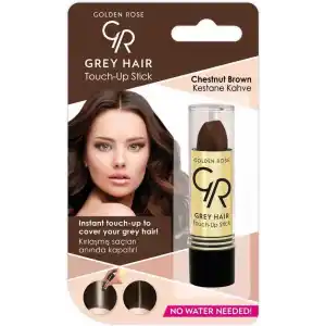 Golden Rose Grey Hair Touch-up Stick No: 07 Chestnut Brown - Beyaz Saç Kapatıcı - Kestane Kahve