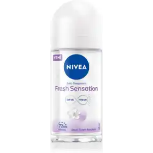 NIVEA Fresh Sensation Kadın Roll On Deodorant 50 ml,72 Saat Anti-Perspirant Koruma