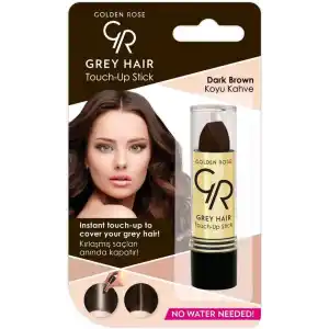 Golden Rose Grey Hair Touch-up Stick No: 02 Dark Brown - Beyaz Saç Kapatıcı - Koyu Kahve