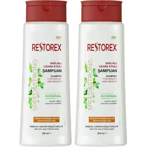 Restorex Kuru & Yıpranmış Saçlar İçin Şampuan 500 ml 2li paket